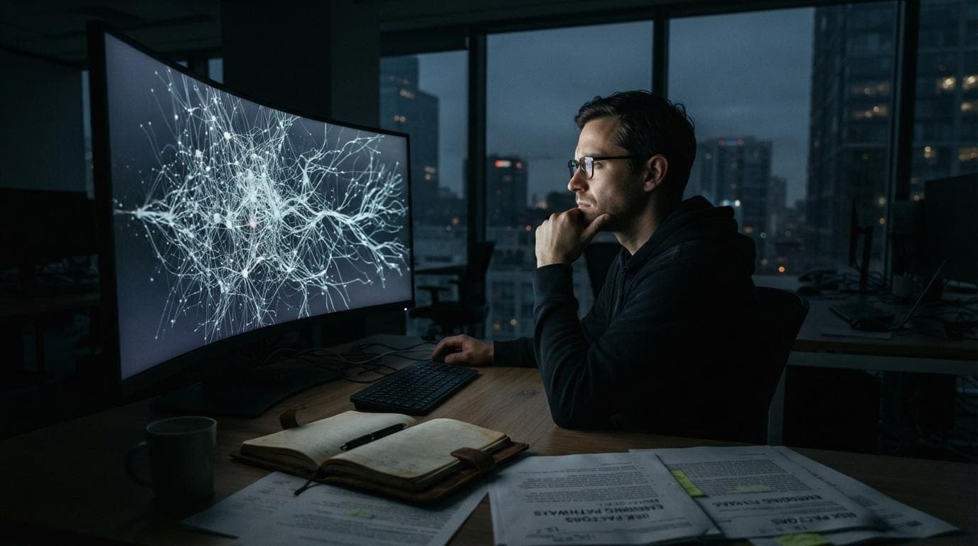 Иллюстрация к новости об IPO Anthropic и предупреждениях о рисках ИИ