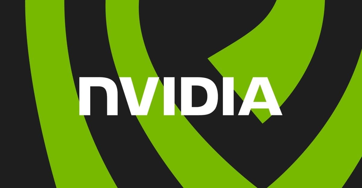 Логотип Nvidia на фоне абстрактной схемы безопасности ИИ-агентов