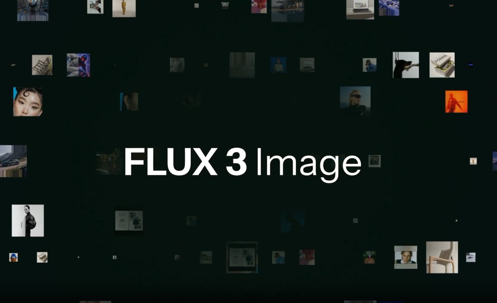 Промо-изображение Flux 3 Image от Black Forest Labs с примером многошагового редактирования