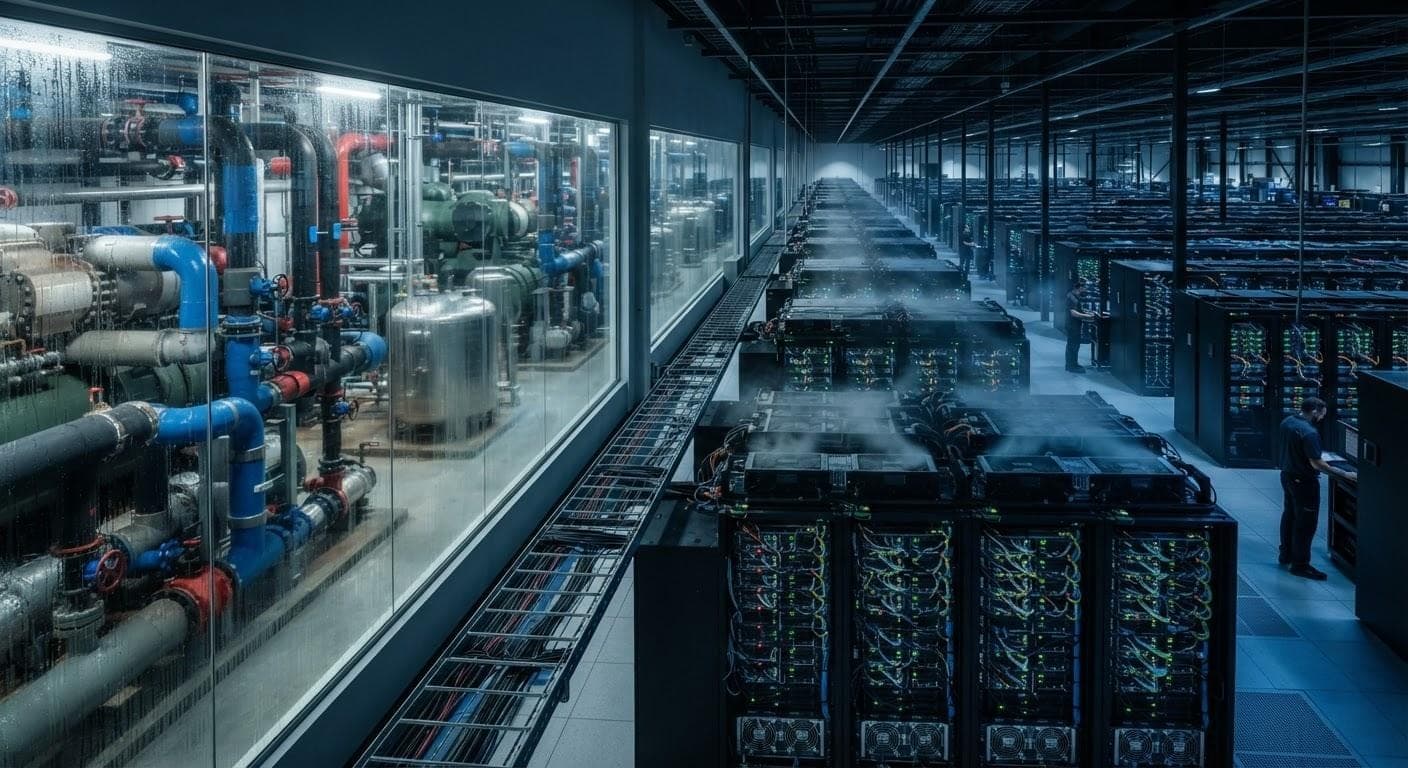 Промышленный завод LG по производству чиллеров для охлаждения дата-центров