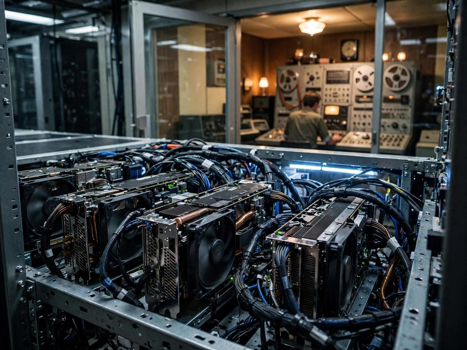 Иллюстрация к спору о сроках службы GPU Nvidia и амортизации ИИ-инфраструктуры