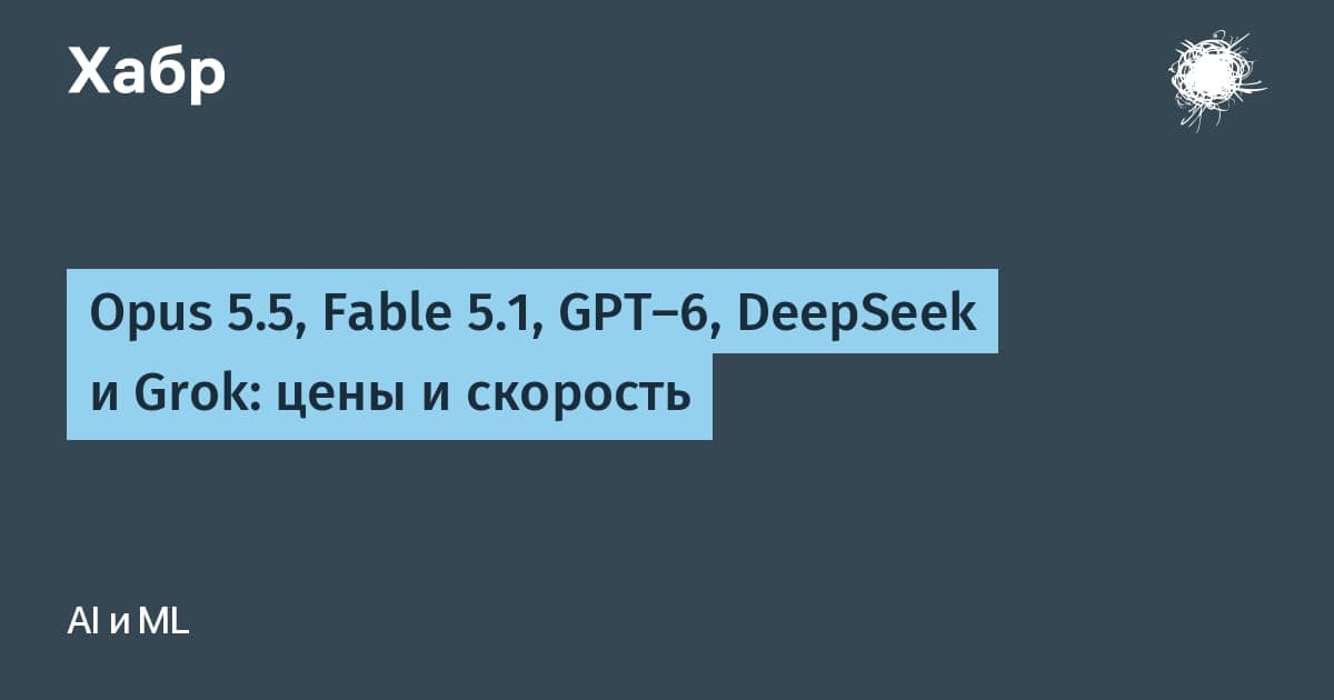 Сравнение цен и производительности языковых моделей Claude, GPT, Grok и DeepSeek осенью 2026 года