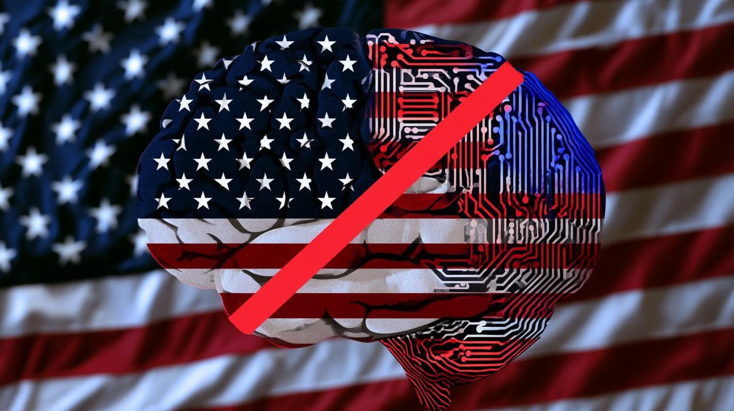 Иллюстрация на тему указа Трампа о переименовании ИИ в суперинтеллект